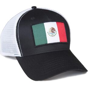 Premium Flag Hats - Snapback Trucker Baseball Hat (Mexico)