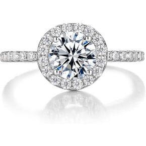 Moissanite Rings for Women Engagement Ring