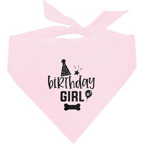 Dog Birthday Bandana, Dog Scarf, Dog Birthday Girl, Dog Bandana for Small Medium Large Dogs, Purple Dog Bandana, Happy Birthday Dog Bandana, Dog First Birthday (A22)