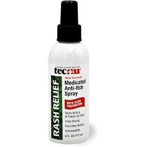 Tecnu Rash Relief Medicated Anti-Itch Spray 6 oz (Pack of 2)