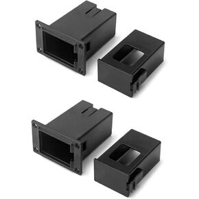 2Pcs Guitar Pickup Battery Box Guitar Case Guitar Pickup Shell Cover Installed on Guitar Bass with 9V Battery Box, Case Holder Replacement for EQ 7545R Bass Accessories Pickups and Pickup Covers