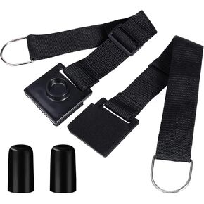 2 Pcs Adjustable Cello Endpin Anchor, Cello Rock Stop Cello Antiskid Device Cello Non-Slip Stopper with 2 Pcs Cello Black Rubber Tip for Cello Bass Instrument Accessories
