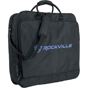 Rockville MB2020 DJ Gear Mixer Gig Bag Case 20.5" x 20.5" x 6",Black