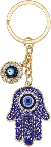 Evil Eye Keychains Bag Purse Keychains Good Luck Amulet protection Charm Keychains for Women Men in Kuwait