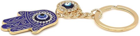 Evil Eye Keychains Bag Purse Keychains Good Luck Amulet protection Charm Keychains for Women Men in Kuwait