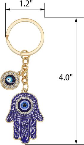 Evil Eye Keychains Bag Purse Keychains Good Luck Amulet protection Charm Keychains for Women Men in Kuwait