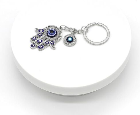 Evil Eye Keychains Bag Purse Keychains Good Luck Amulet protection Charm Keychains for Women Men in Kuwait