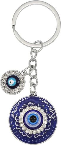 Evil Eye Keychains Bag Purse Keychains Good Luck Amulet protection Charm Keychains for Women Men in Kuwait