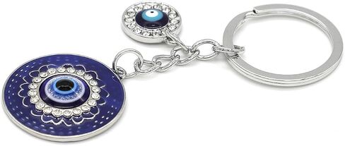 Evil Eye Keychains Bag Purse Keychains Good Luck Amulet protection Charm Keychains for Women Men in Kuwait