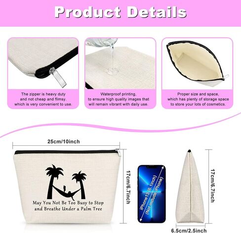 Friendship Gift Makeup Bag Gift for Women Best Friends Gift Cosmetic Bag Novelty Gift Female Birthday Christmas New Year Gifts for Friends Graphic Sarcastic Gift for Coworkers Employer Sister in Saudi Arabia