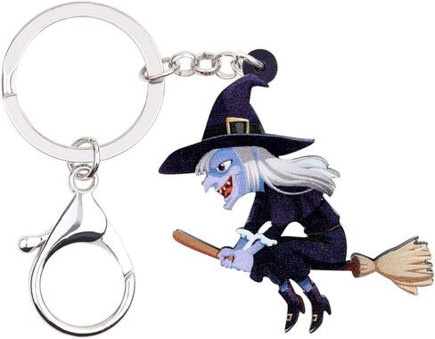 WEVENI لطيف الاكريليك هالوين الجمجمة المفاتيح دمية الفودو كيرينغ القراصنة التابوت قلادة جالبة للحظ محفظة محفظة قبر الملحقات in Kuwait