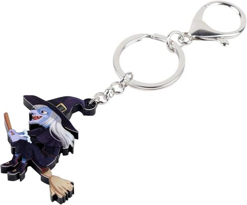 WEVENI لطيف الاكريليك هالوين الجمجمة المفاتيح دمية الفودو كيرينغ القراصنة التابوت قلادة جالبة للحظ محفظة محفظة قبر الملحقات in Kuwait