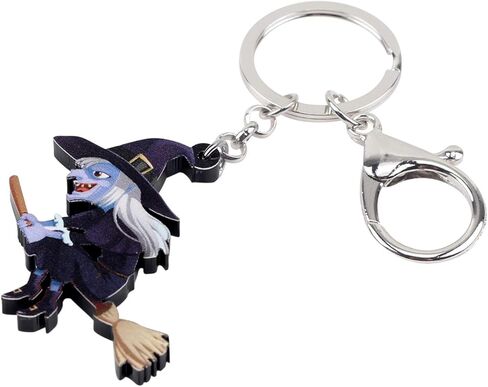 WEVENI لطيف الاكريليك هالوين الجمجمة المفاتيح دمية الفودو كيرينغ القراصنة التابوت قلادة جالبة للحظ محفظة محفظة قبر الملحقات in Kuwait