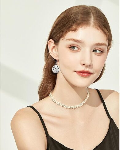 SONNYX 40 زوجًا من الأقراط اللطيفة والغريبة للنساء أقراط كاواي المضحكة أقراط متدلية تشمل كوكب رائد الفضاء والقمر والنجوم وجه الدب وزهور الفطر والأقراط الجمالية الحيوانية السائبة in Kuwait