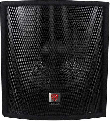 Rockville SBG1158 15" 800W Passive Pro DJ Subwoofer, MDF Cabinet/Pole Mount, Black in Saudi Arabia