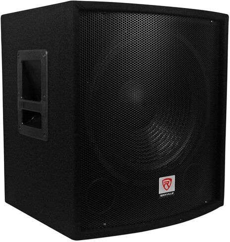 Rockville SBG1158 15" 800W Passive Pro DJ Subwoofer, MDF Cabinet/Pole Mount, Black in Saudi Arabia