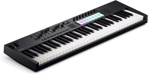 Novation Launchkey 61 [MK4] – 61 key Semi-Weighted, USB, MIDI Keyboard Controller with DAW Integration. Chord & Scale Modes, 8 Drum Pads, & Arpeggiator — Includes Software Bundle for Music Production in Saudi Arabia