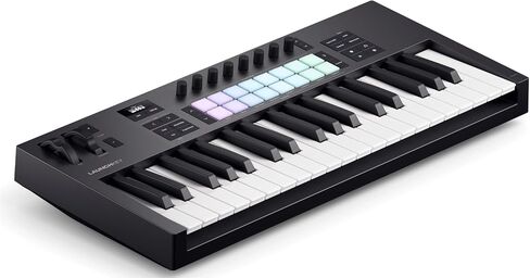 Novation Launchkey 61 [MK4] – 61 key Semi-Weighted, USB, MIDI Keyboard Controller with DAW Integration. Chord & Scale Modes, 8 Drum Pads, & Arpeggiator — Includes Software Bundle for Music Production in Saudi Arabia