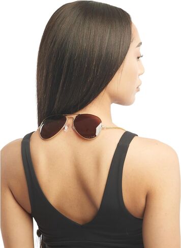 Loom&Pearl Armless Chain Festival Sunglasses with Non-Slip Holds on Ears in Saudi Arabia