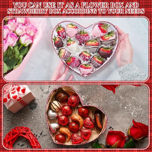 Thenshop 3 Pcs Valentines Boxes Heart Shaped Boxes for Flowers Gift Box with Lid Floral Goody Box for Wedding Valentine's Day Birthday Present Packaging, 3 Sizes(Dot) in Saudi Arabia