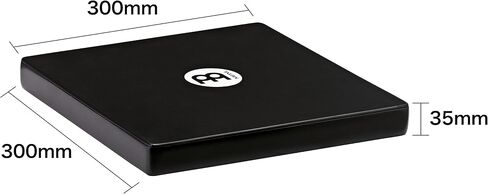 Meinl Percussion TCAJ1BK Compact Rubber Wood Travel Cajon, Black in Saudi Arabia