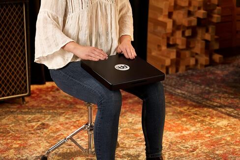 Meinl Percussion TCAJ1BK Compact Rubber Wood Travel Cajon, Black in Saudi Arabia