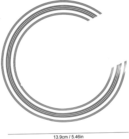 Toyvian 8pcs Guitar Sticker Guitar Decals Inlay Sound Hole Decal Stickers for Guitar Sound Hole Guitar Soundhole Sticker Guitar Decals Acoustic Decorate Paper 3d Self-adhesive in Saudi Arabia