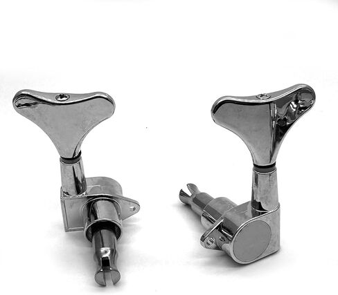 2R2L Electric Bass Guitar Sealed Tuning Pegs Tuners Machine Heads Tuning Keys/Buttons Guitar Parts Machine Head Tuners for Precision Bass and Jazz Bass (2R2L Black) in Kuwait