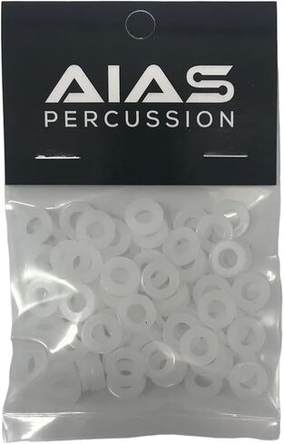 AIAS Nylon Tension Rod Washers (White, 100 Pack) in Kuwait