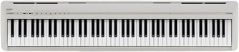 بيانو رقمي محمول Kawai ES120 مكون من 88 مفتاحًا، حزمة رمادية فاتحة مع دواسة مخمد Kawai F-10H وقطعة قماش سائلة لتلميع الصوت in Saudi Arabia