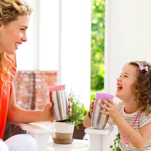 Munchkin® Miracle® 360 Toddler Sippy Cup, Spill Proof, 10 Ounce, Stainless Steel, Blue in Kuwait