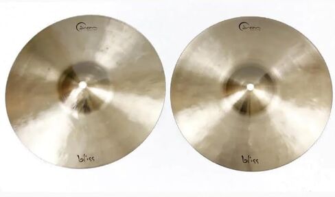 Dream Cymbals and Gongs 12 Inch Hi Hat Cymbals (BHH12) Bundle with Liquid Audio Instrument Polishing Cloth - Dream Cymbals Bliss Series in Saudi Arabia