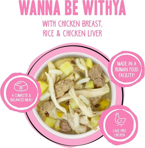 Weruva Best Fido Friend Fun Size Meals, Natural Wet Dog Food, We Be Jammin, 2.75oz Cup (Pack of 12) in Kuwait