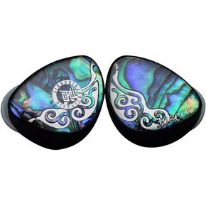 HiFiGo Juzear Butterfly 61T 1DD+6BA IEMs, HiFi 1 Dynamic Driver and 6 Balanced Armature Hybrid in-Ear Monitor Earphones with Smooth Acoustic Duct (3.5mm)