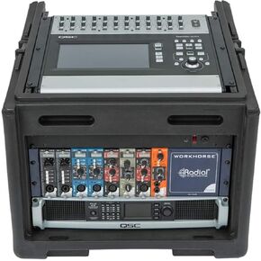 SKB Cases 1SKB-R106W Compact 10x6 Rolling Rig, Rotationally Molded of Linear Medium Density Polyethylene (LMDPE) for Maximum Impact Resistance, Top and Doors Are Injection Molde