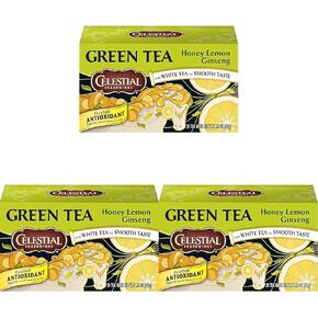 Celestial Seasonings Honey Lemon Ginseng Green Tea Bags, 20 ct (CELESTIAL618199)