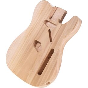 T02 Unfinished Electric Guitar Body Sycamore Wood Blank Guitar Barrel for Electric Guitars DIY Parts