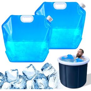 XANGNIER Ice Bath Bags,Large Capacity Bathtub Freezer Water Bag,Cold Plunge Accessories,Ice Baths at Home, Applicable for Athletes, Portable Ice Barrel Cold Therapy
