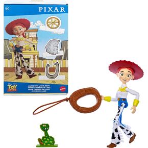 Mattel Pixar Story Toys, Launching Lasso Woody Action Figure, Collectible Gifts for Kids
