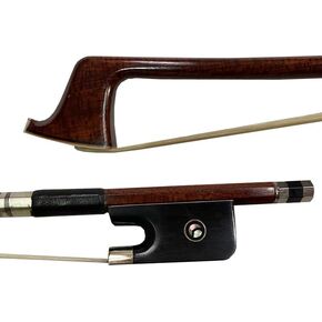 1pc of hybrid carbon fiber cello bow white horse hair 4/4 nickel silver ebony frog for adult outside is wood