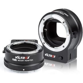 VILTROX EF-E5 Auto Focus Lens Mount Adapter Lens Converter with OLED Display Compatible with Canon EF/EF-S Series Lens to Sony E-Mount Cameras A7/A7R/A7S/A7M/A6500/A6400/A6000