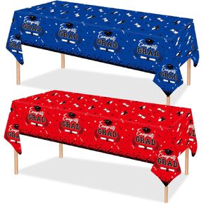 2PCS 4th of July Tablecloths American Flag Table Cloth Stars and Stripes Plastic Disposable Table Cover for Fourth of July Decorations Memorial Independence Day Kitchen Picnic Party Supplies 54"x108"