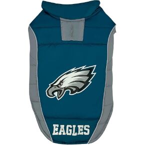Pets First Pets NFL Licensed Dog & Cat Vest Pet Puffer Down Coat Jacket, Team Color, Medium US