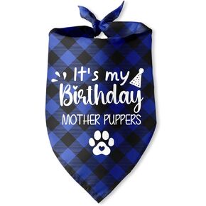 Birthday Girl Dog Birthday Bandana Girl Pink Dog Bandana Plaid Triangle Scarf for Dog Puppy Birthday Photo Prop Pet Scarf Accessories for Pet Dog Lovers Gifts