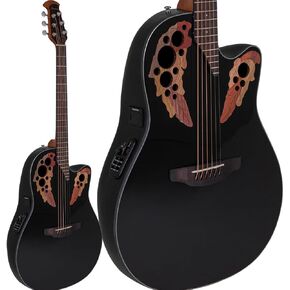 Ovation Celebrity Elite CE44-5 A/E Guitar - Black