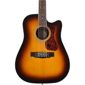 Guild D-2612CE Deluxe 12-string Acoustic-electric Guitar - Antique Sunburst