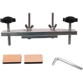 Jiayouy Stainless Steel Guitar Bridge Clamp Set with Cork Gasket for Classical/Acoustic Guitar Accessory Luthier Tools