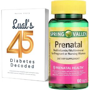 Spring Valley Prenatal Multivitamin - 100 Tablets of Essential Nutrients for You and Your Growing Baby. Includes Luall Sticker
