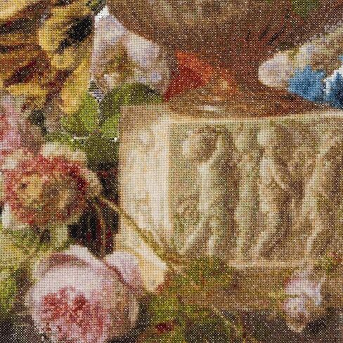 Thea Gouverneur - Counted Cross Stitch Kit - Still Life with Flowers in a Glass Vase - Aida - 18 Count - for Adults - 785A in Saudi Arabia
