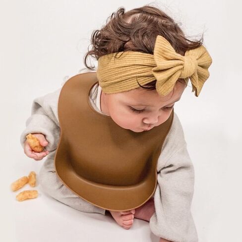 Niceye Baby Bows and Headbands، أقواس شعر قابلة للتمدد لحديثي الولادة الرضع الفتيات والفتيان إكسسوارات شعر الأطفال الناعمة المصنوعة يدويًا - 8 عبوات in Kuwait